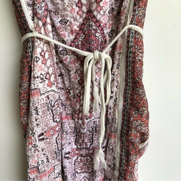 Lucky Brand Tribal Print Tie Waist Dress Size XS - Picture 9 of 11